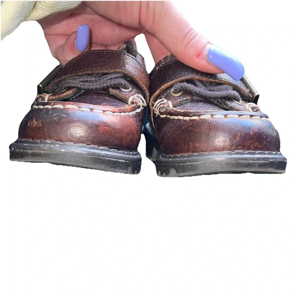 Polo by Ralph Lauren Toddler Baby Boys Ranger Low Oxford Brown Size 5‎ Leather